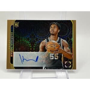 2024-25 Panini Photogenic Harrison Ingram Rookie Fireworks Auto 4/5 SSP Spurs RC